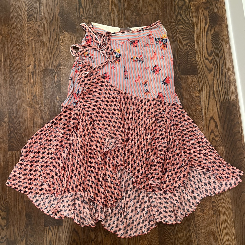 Annthropologie “Bhanuni by Jyoti” Layered Ruffled Skirt - Picture 1 of 4